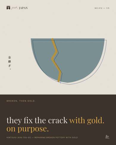 kintsugi illustration